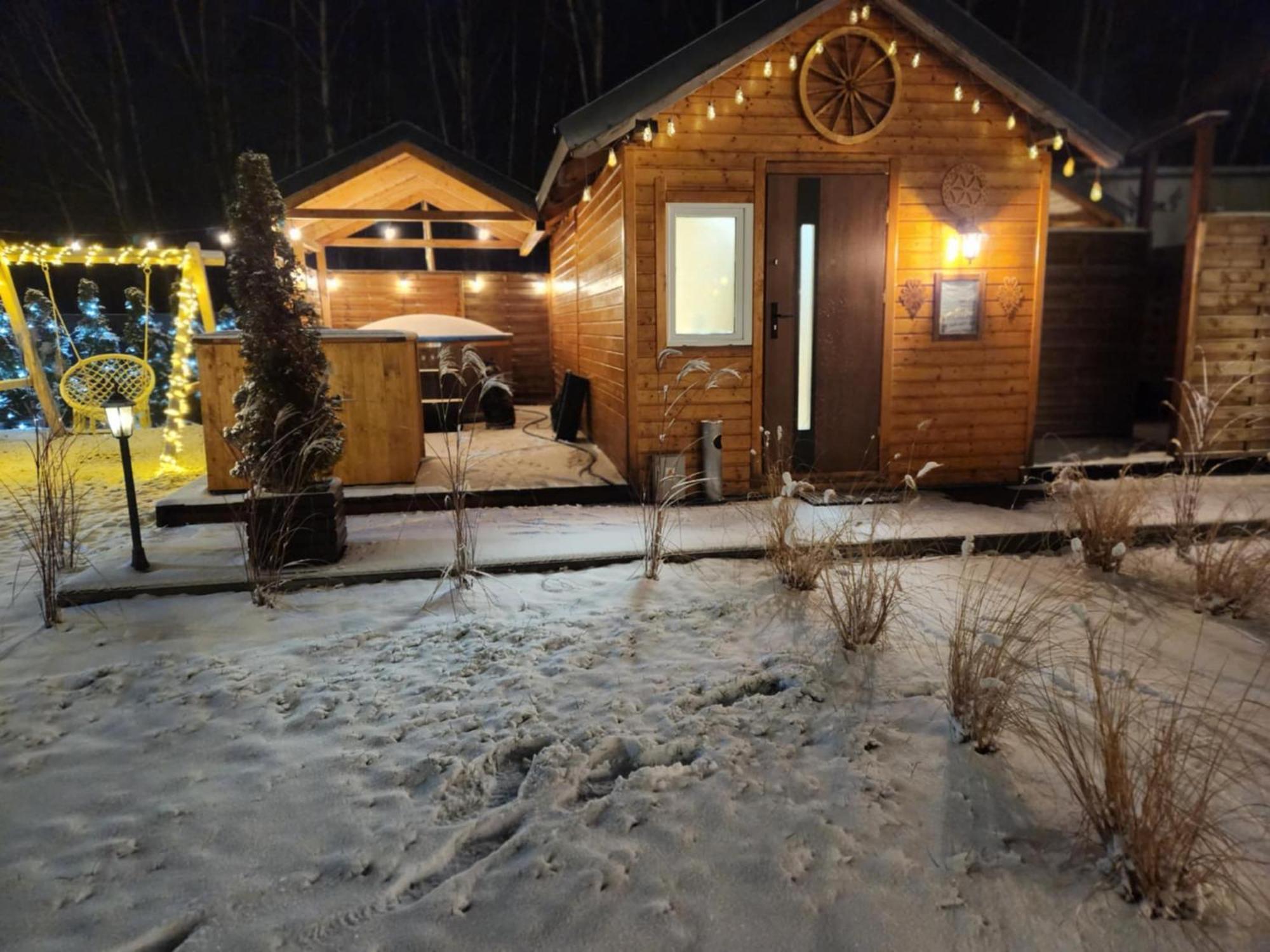 Grabska Osada Apartamenty - 100M Od Suntago Park-Domki Ogrzewane Caloroczne Mszczonow Bagian luar foto